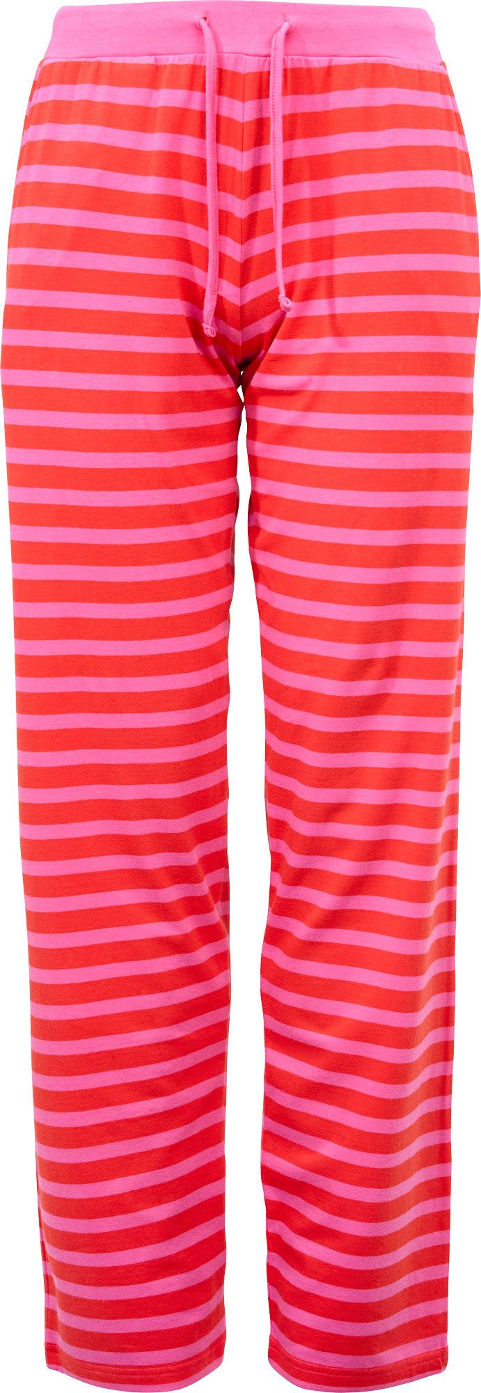 Erwin Müller Schlafhose Damen-Hose, lang Single-Jersey Streifen