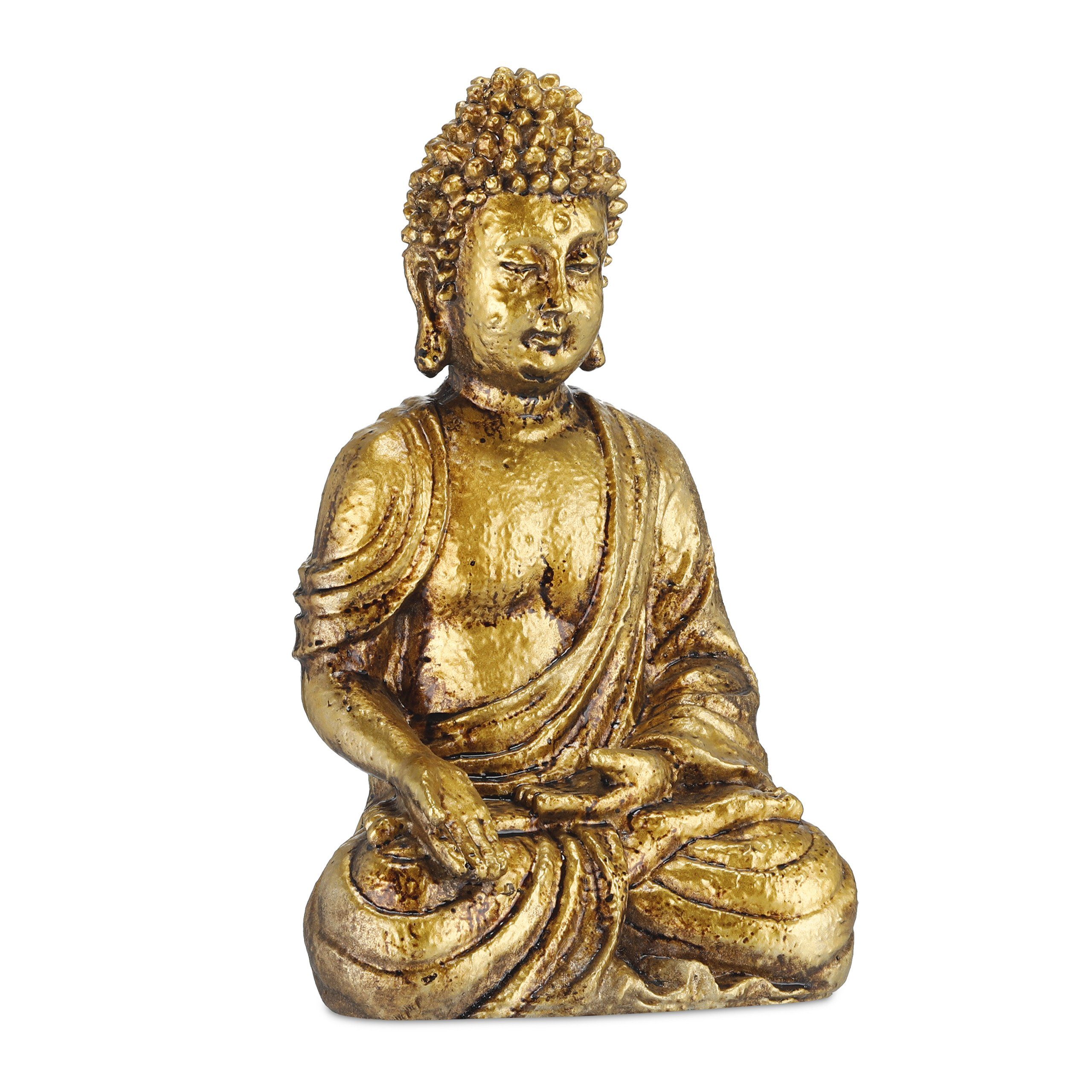 Garten Buddhafigur Figur Buddha 30 cm relaxdays