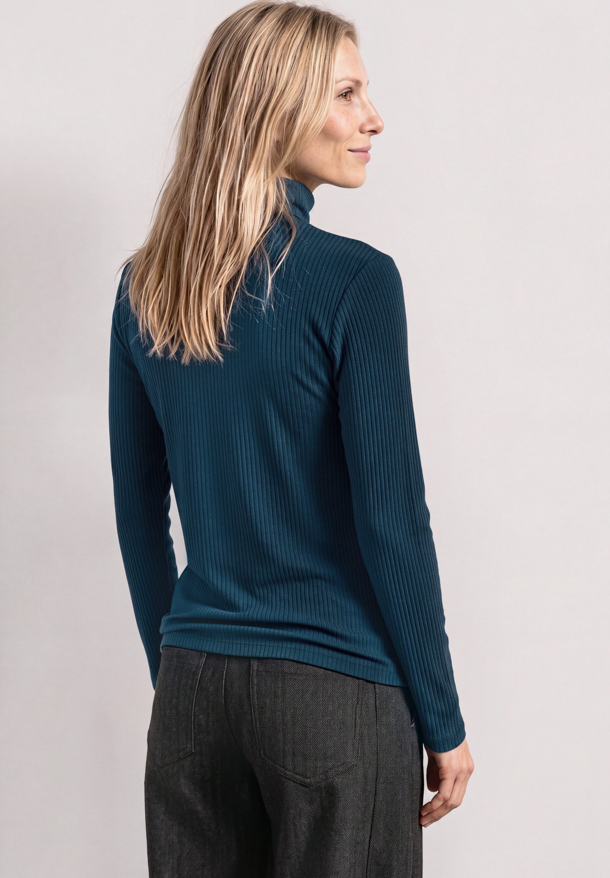 STREET ONE Langarmshirt im soften Baumwoll-Mix – Bild 2 von 5