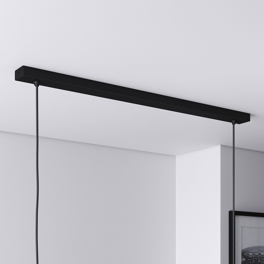 Lightstock Deckenleuchte Baldachin für Lampe, 50 oder 80cm (H 2.5 x B 5 cm)