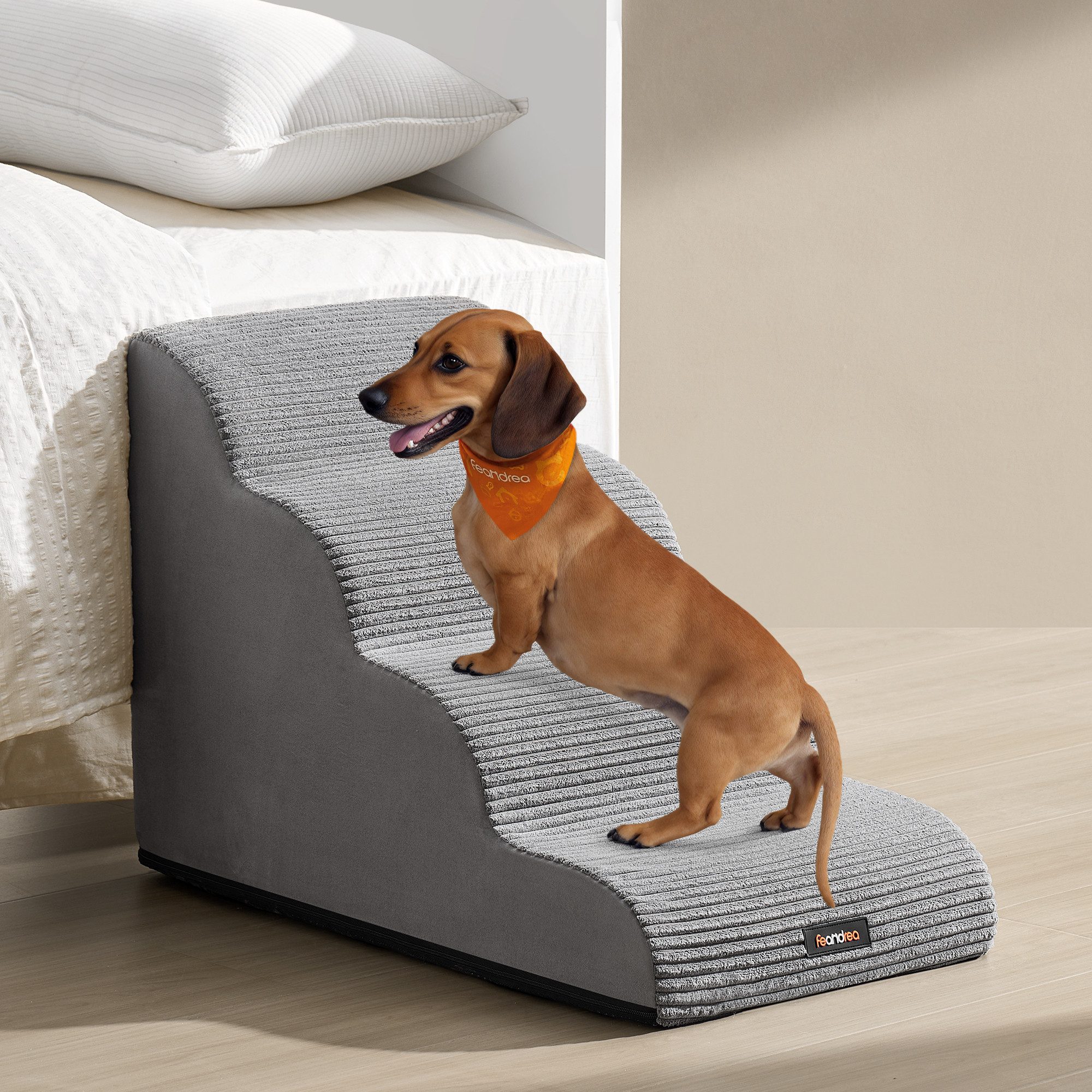 FEANDREA Haustiertreppe, 2/3/4-stufig-Hundetreppe,für Sofa,wasserdichte Kat günstig online kaufen