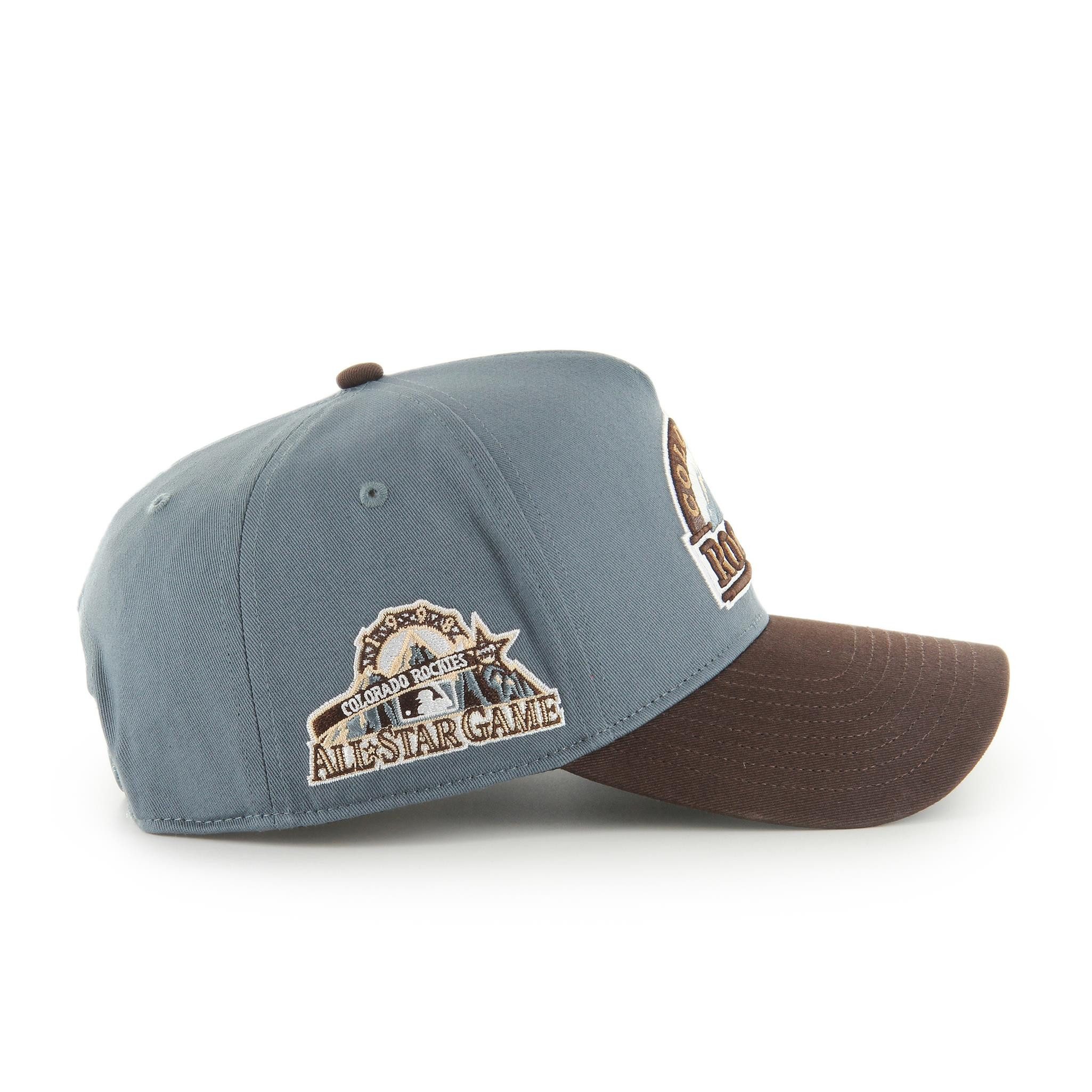 '47 Brand Baseball Cap '47 Brand Cap MLB Colorado Rockies Sure Shot TT Cotton MVP DT Basalt (Basecap, Basecap) Used-Look (Garment Wash)