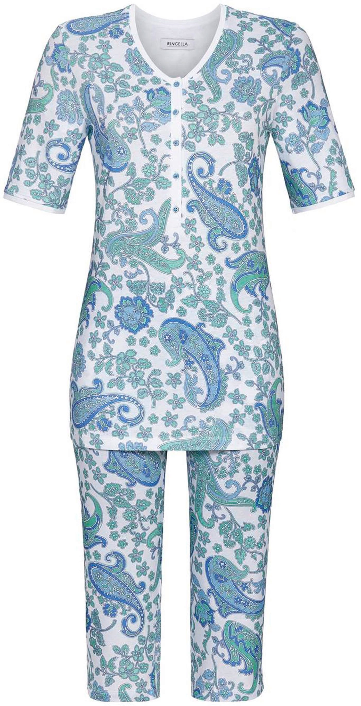 Ringella Pyjama Ringella Damen Schlafanzug (2 tlg) Paisley Muster
