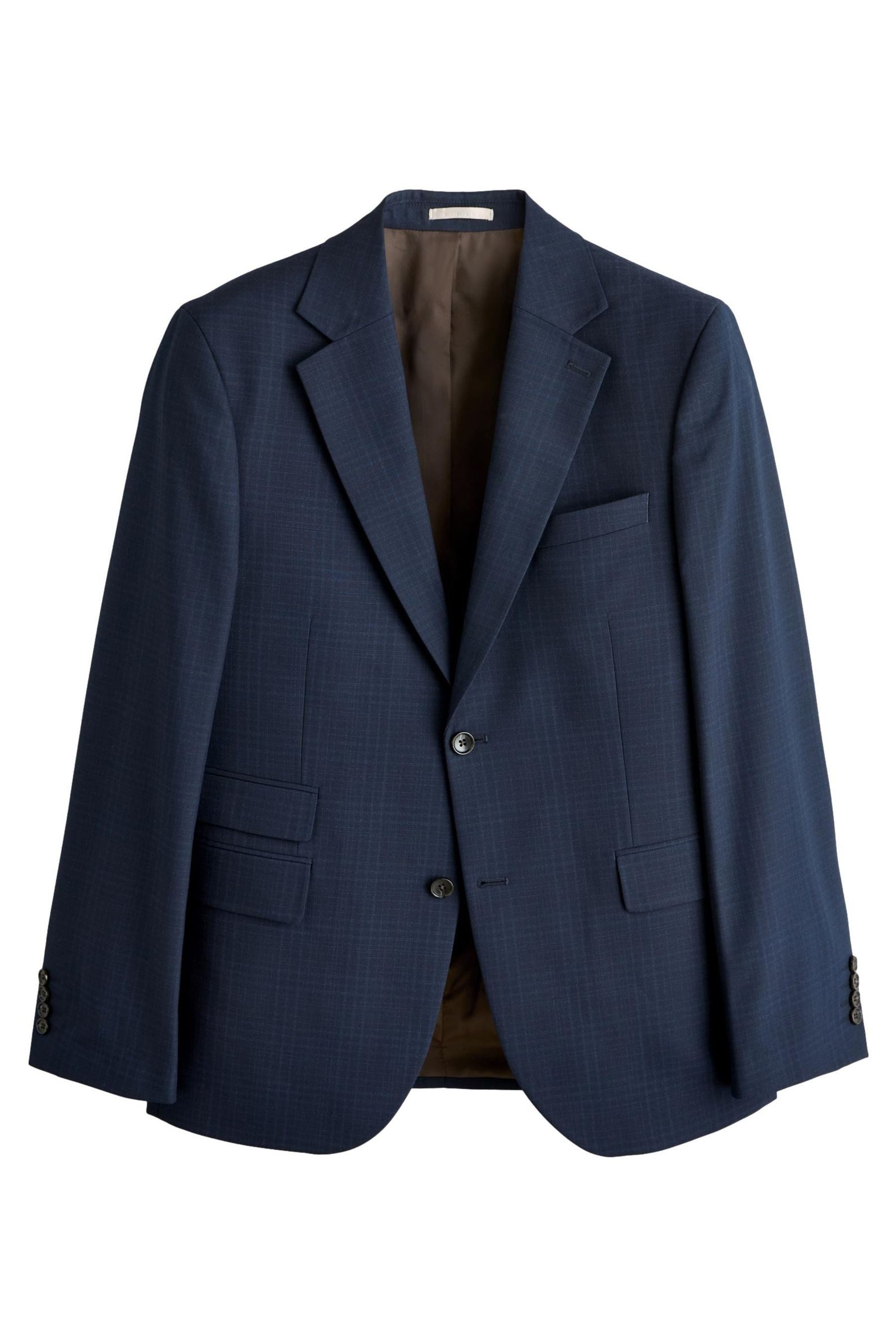 Sakko Slim Fit Anzugsakko mit Karomuster