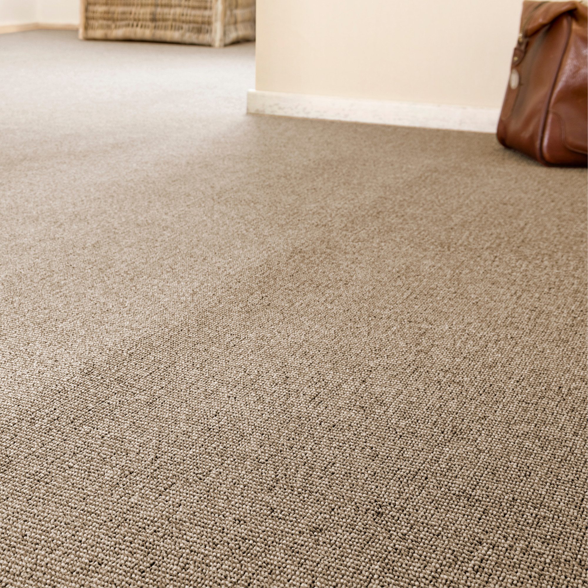 Andiamo Teppichboden Luton, Feinschlinge, Made in Netherlands, rechteckig, Höhe: 6 mm, meliert, Breite 400 cm oder 500 cm, strapazierfähig & pflegeleicht