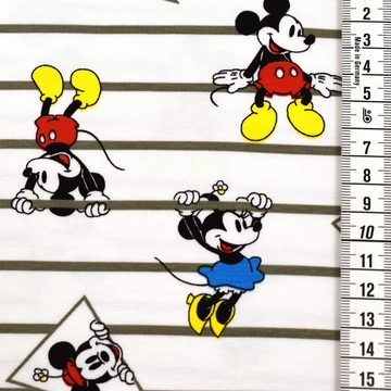 MAGAM-Stoffe Stoff "Mickey Mouse", Kinder Jersey ÖKO-TEX Meterware ab 50cm