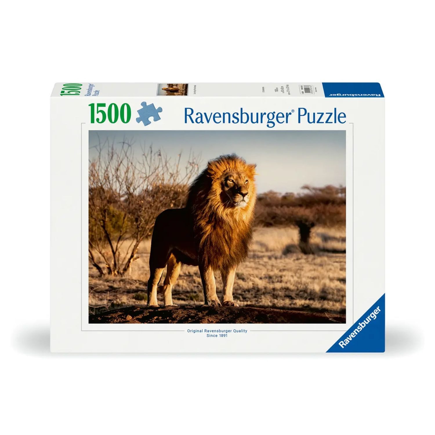 Ravensburger Puzzle Der Löwe. Der König der Tiere, 1500 Puzzleteile