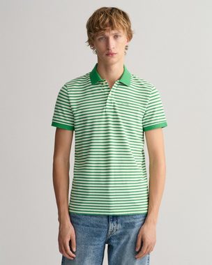 Gant Poloshirt Piqué Poloshirt mit Streifen