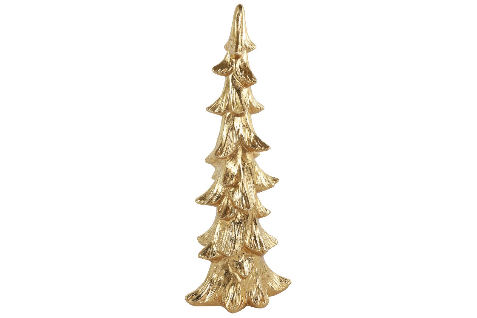 Dekofigur Ornament Baum Nordmann L gold 45,5cm