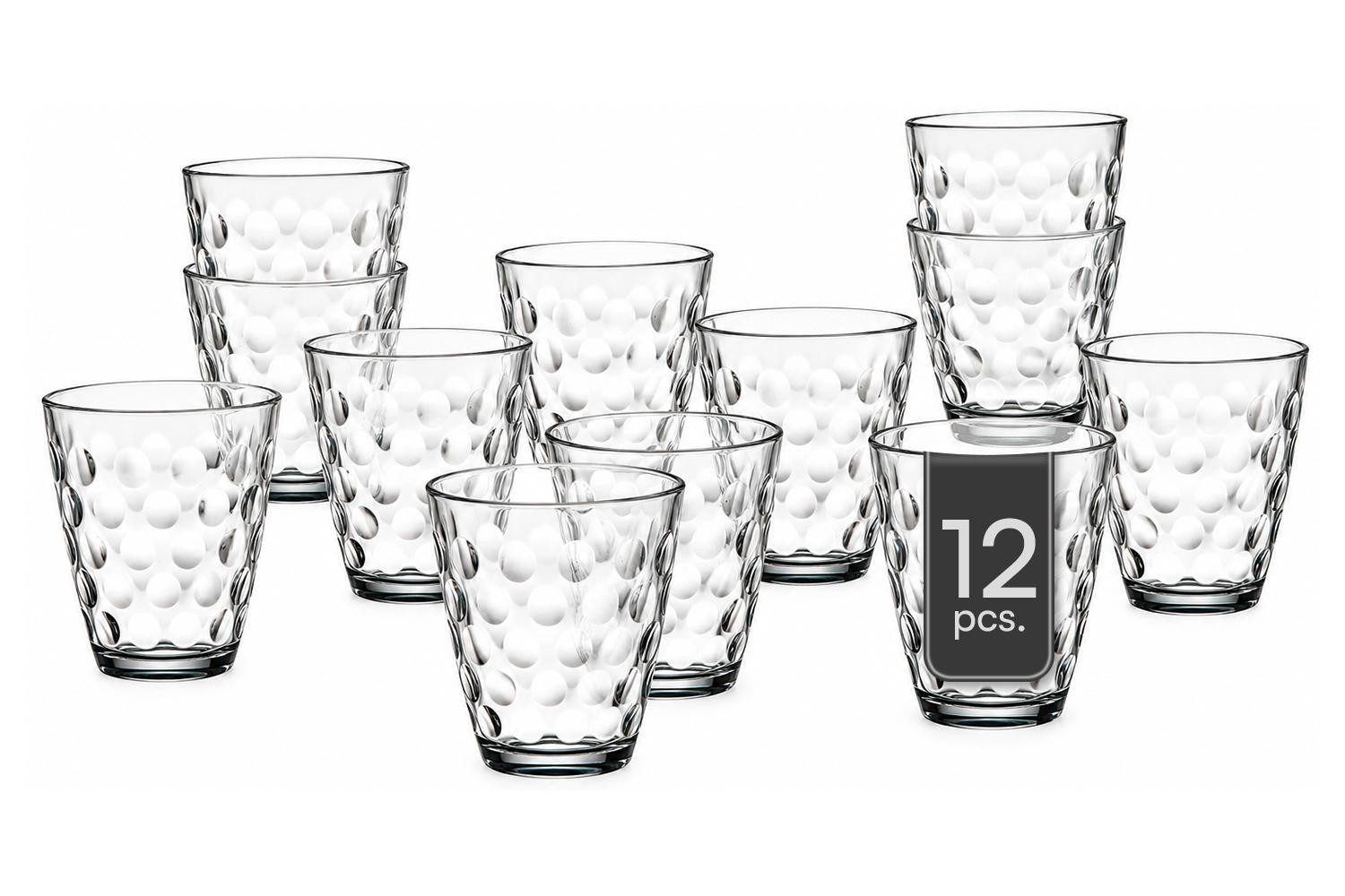 van Well Glas Trinkglas SATORO, 390 ml, Glas