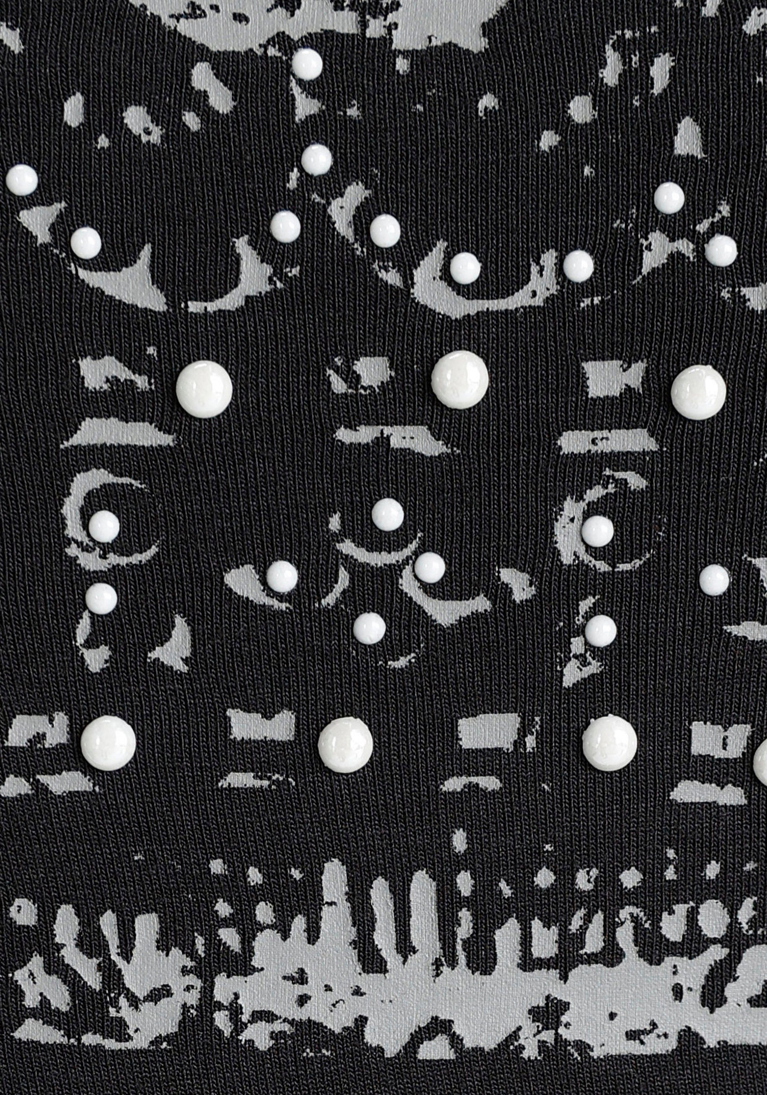 Banani KOLLEKTION NEUE Langarmshirt mit Bruno Steinen Frontprint