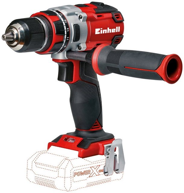 EINHELL Akkubohrschrauber TE-CD 18 Li Brushless - Solo, Power X-Change, ohne Akku, ohne Ladegerät