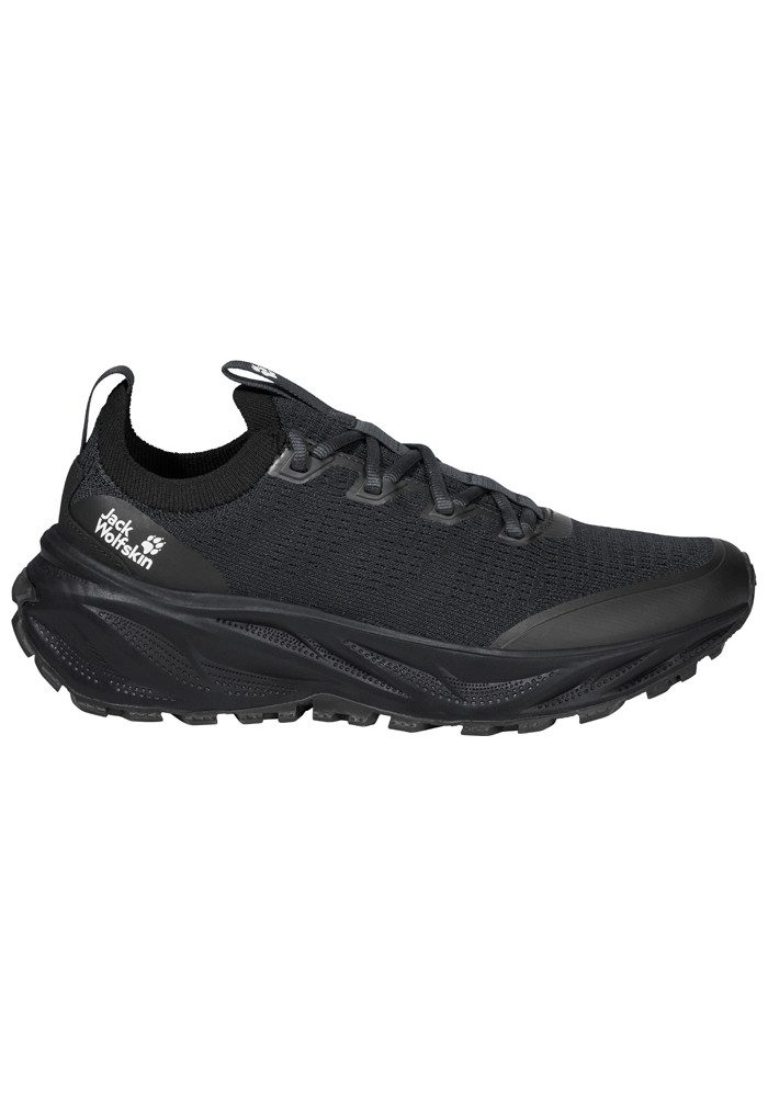 Jack Wolfskin PS TRAIL KNIT LOW W Wanderschuh atmungsaktives Strick Upper, Trekkingschuh