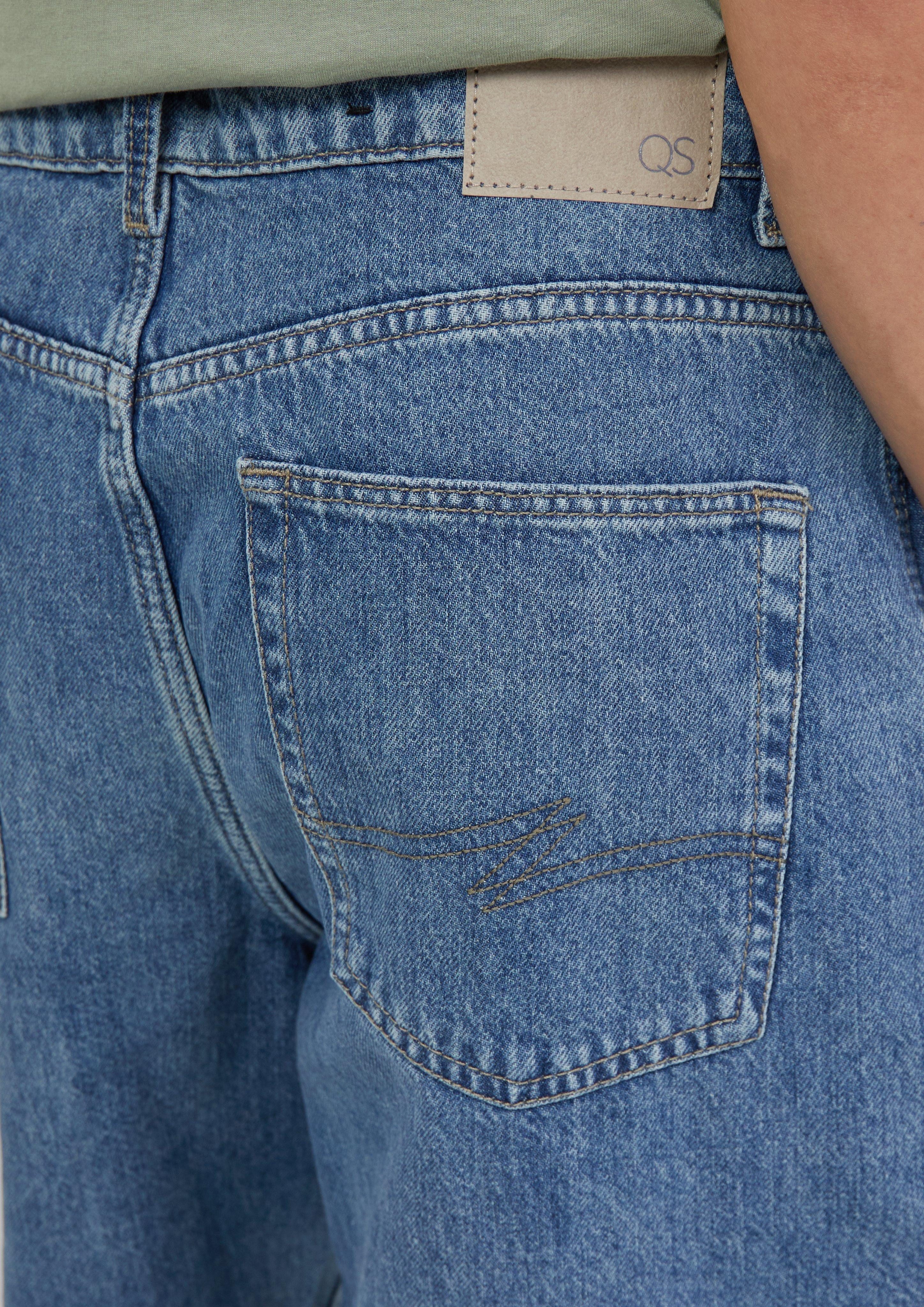 QS Bermudas Denim-Shorts / Loose Fit günstig online kaufen