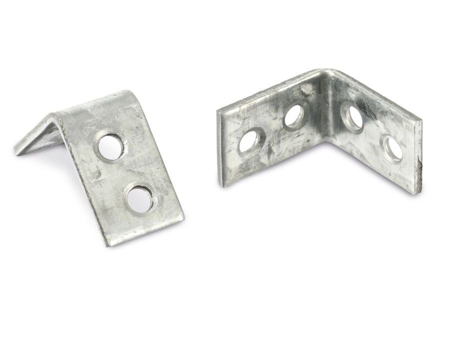 10 Stück Schmale Balkenwinkel Aus Metall – Verzinkt, Für Stabile Holzverbindungen (20-100 Mm Länge)