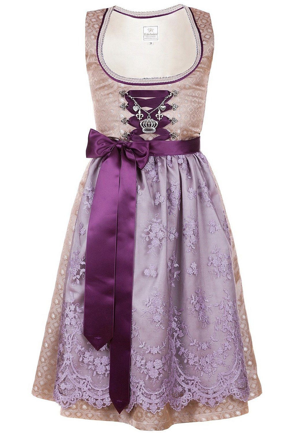 Dirndl Brokat