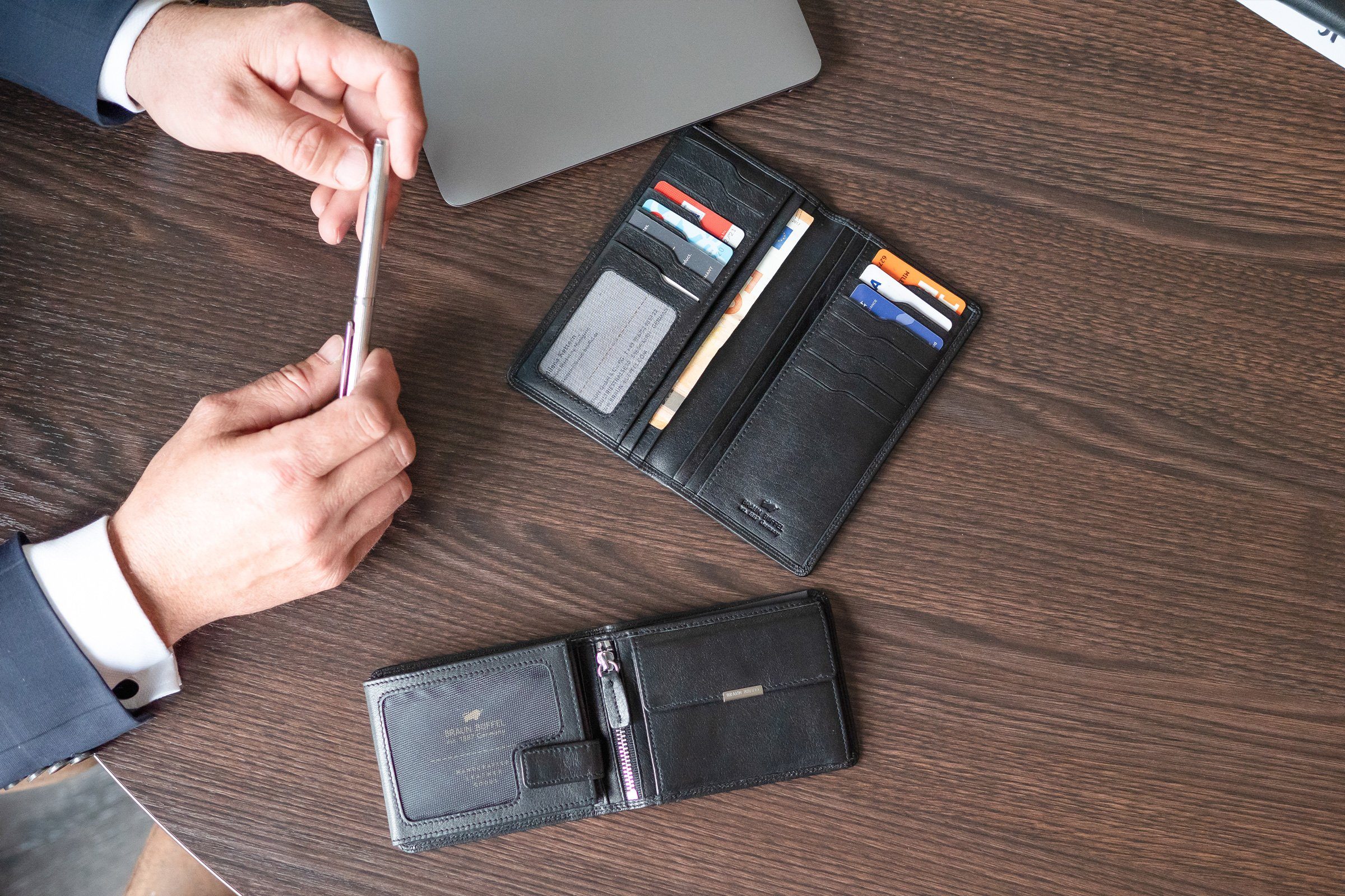 Braun Büffel Brieftasche GOLF 2.0 schwarz, mit Brieftasche 14CS Steckfächern großen