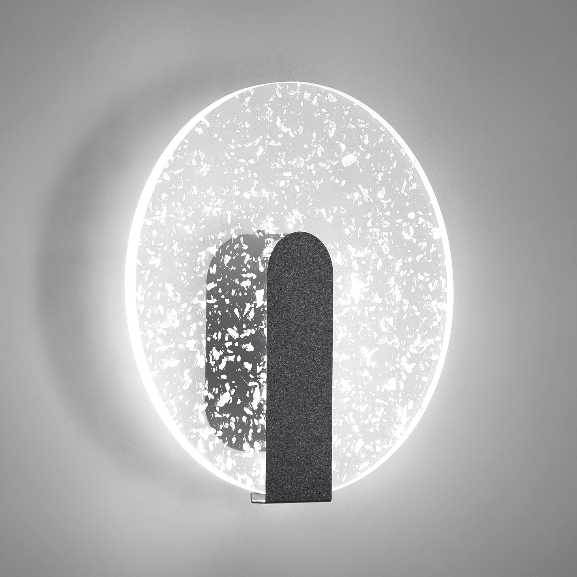 BlingBin LED Wandleuchte Innen LED, 5W Rund Modern Wandlampe Wandbeleuchtung aus Acryl, 500LM, LED fest integriert, Kaltweiß, Kaltes Weiß 6500K, Wandlampe Innen für Wohnzimmer, Treppenhaus, Flur