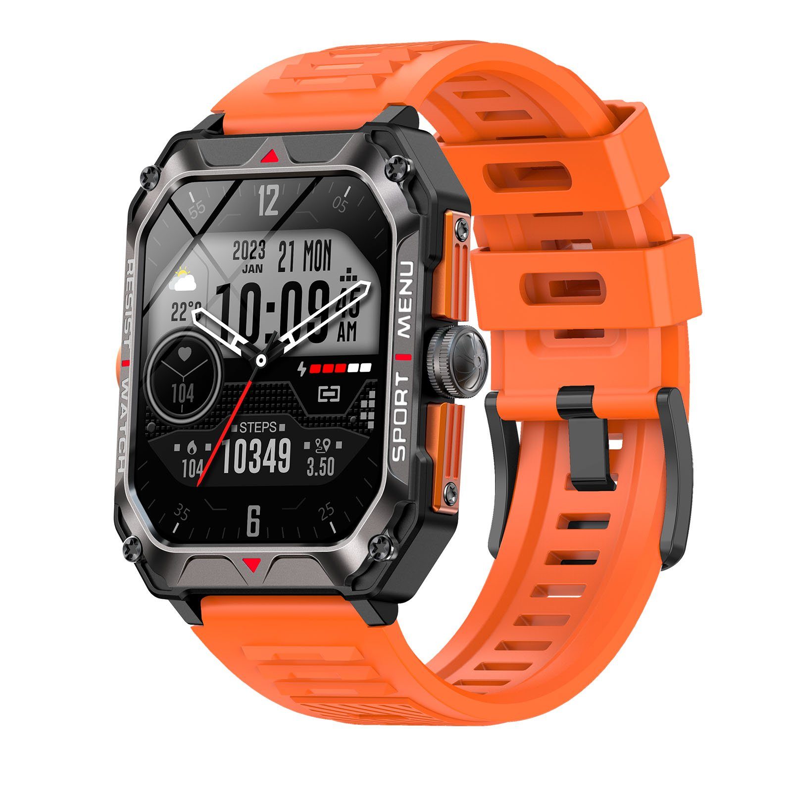 Damen Herren Smart Watch Sportuhr Armbanduhr Fitness Uhr Uhren Tracker Smartwatch