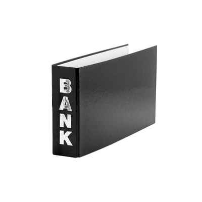 Livepac Office Bankordner Bankordner / 140x250mm / für Kontoauszüge / Farbe: schwarz