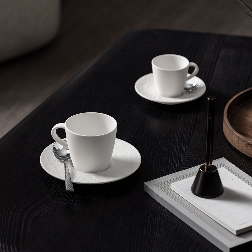 Villeroy & Boch Tasse Manufacture Tasse, 1-tlg., Porzellan, Premium Porcelain, mikrow.- & spülm.sicher, Made in Germany