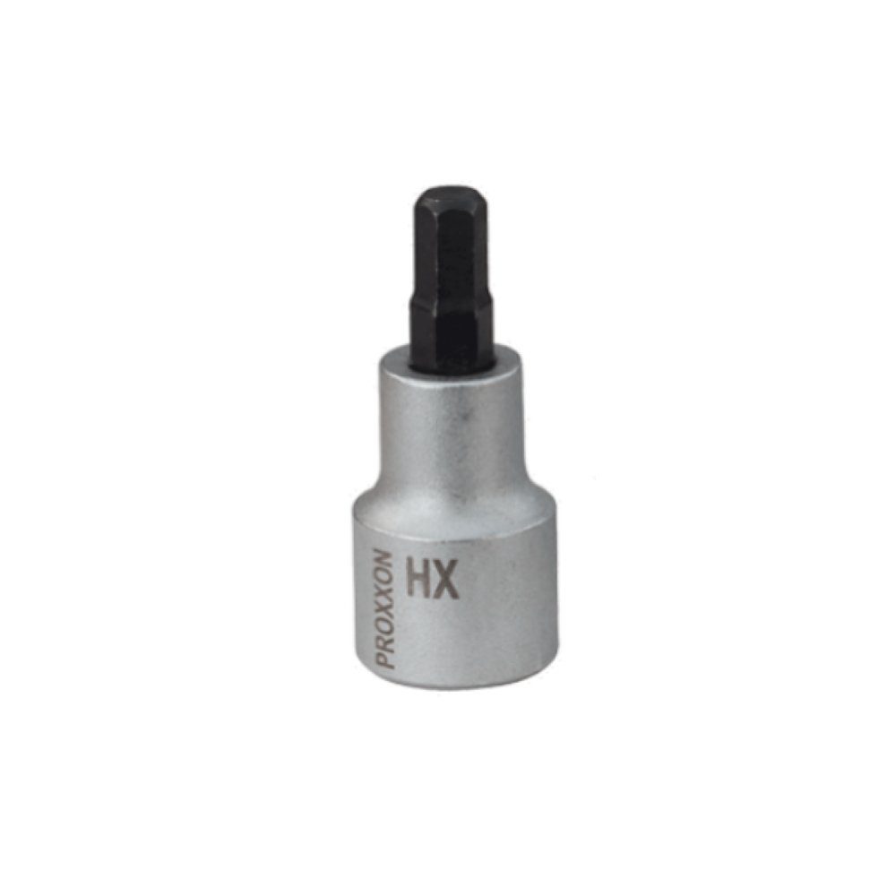 PROXXON INDUSTRIAL Steckschlüssel Proxxon 1/2" Innensechskant-Einsatz, HX 9 mm, 55 mm, 23463