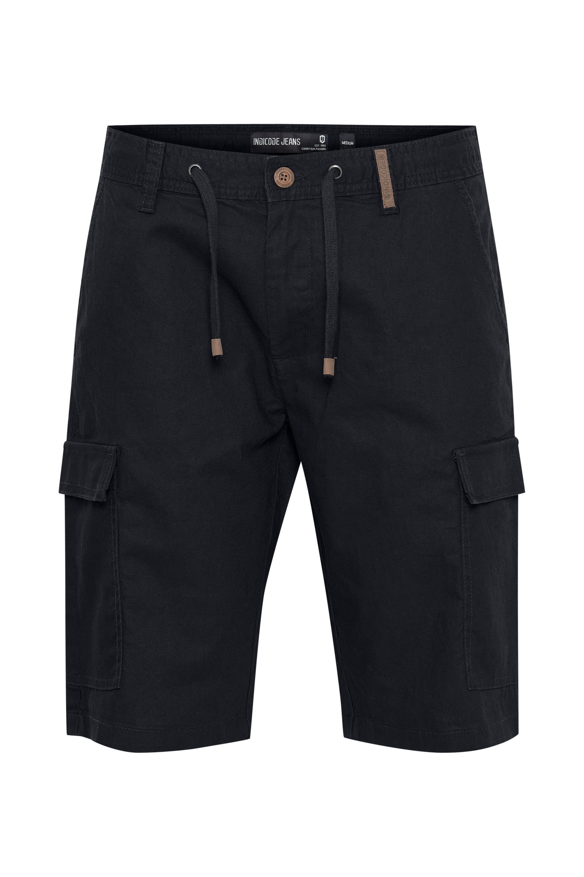 Indicode Cargoshorts IDMosato Cargoshort aus Leinenmix