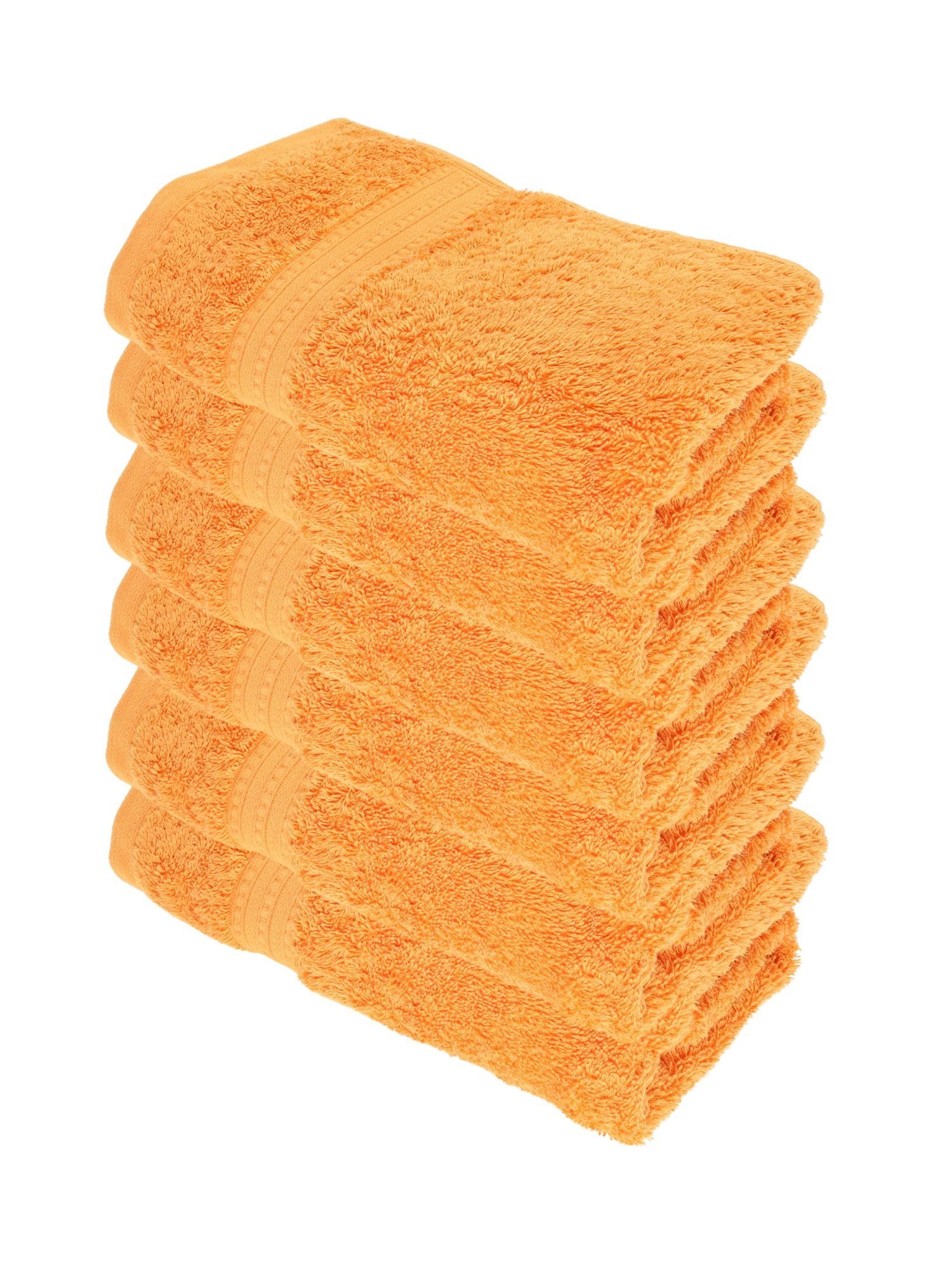 Julie Julsen Handtücher 6-Handtücher-Orange, Bio-Baumwolle (6-St) günstig online kaufen