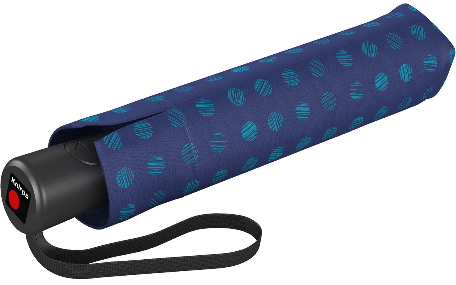 seine Taschenregenschirm mit stabiler besonders Auf-Zu-Automatik, Knirps® Schirm blau durch Automatik großer, praktisch