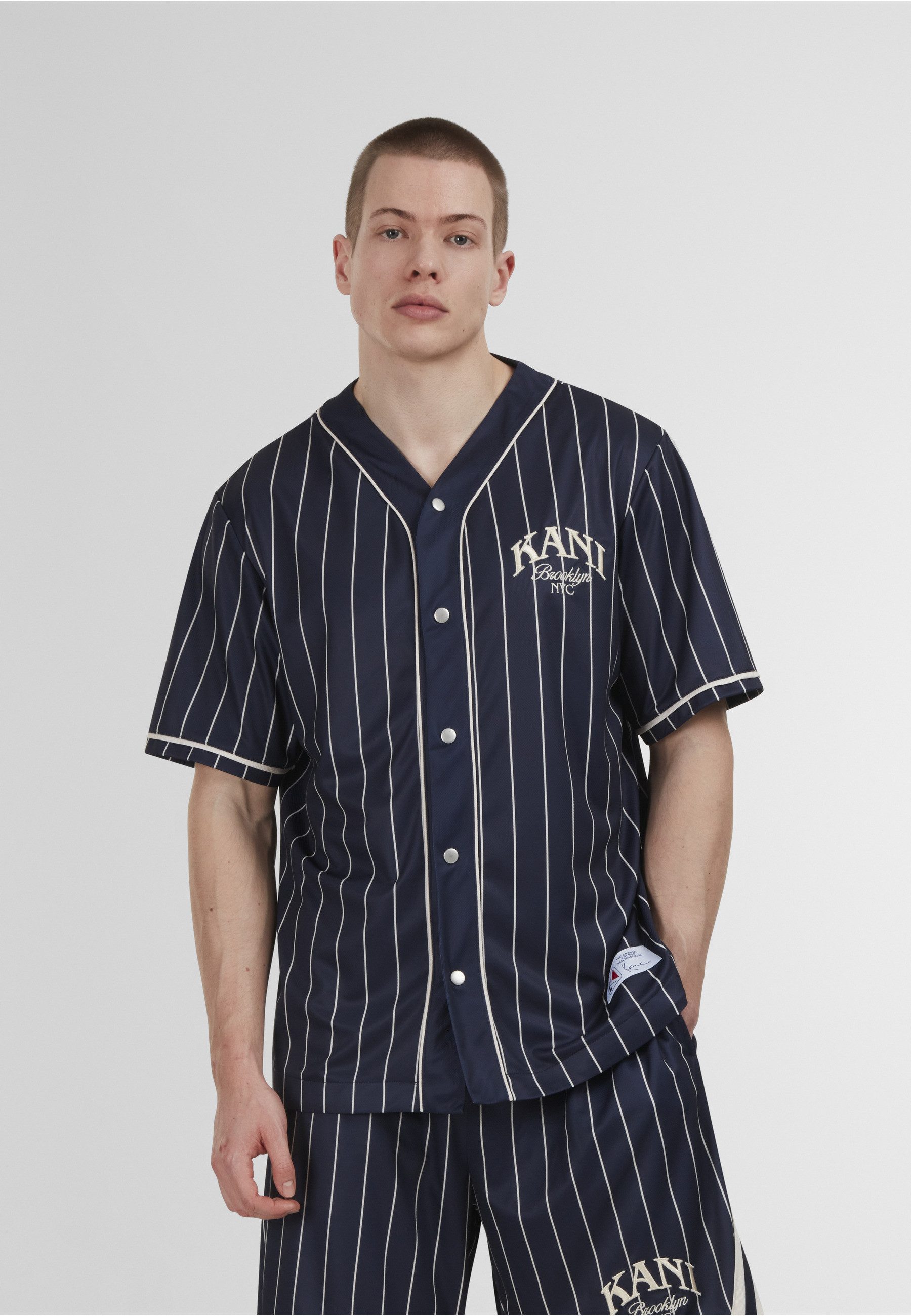 Karl Kani T-Shirt Karl Kani Kani Pinstripe Baseball Jersey (1-tlg)