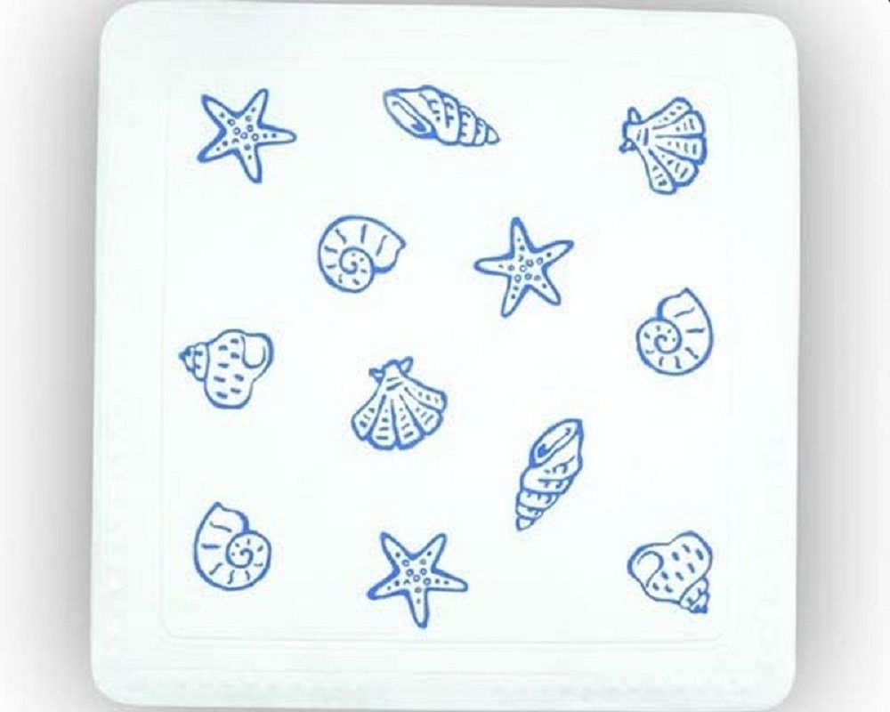 spirella Duschmatte Spirella Duschmatte Badematte Duscheinlage antibakteriell rutschfest, Dusch- und Wanneneinlage, rutschfest, phtalafreier PVC Schaum, quadratisch, LxB: 55x55 cm