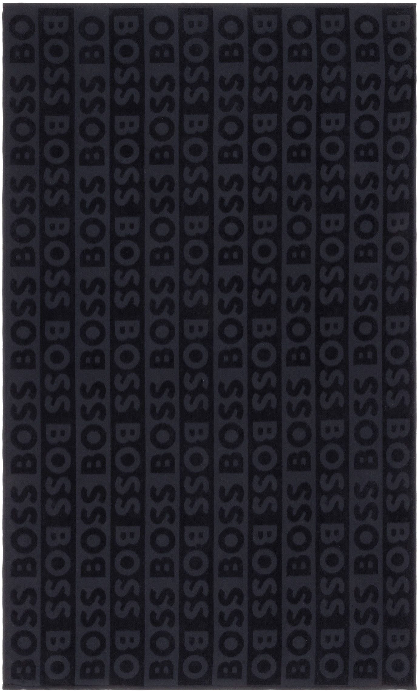 BOSS Home Strandtuch FONT, Frottiervelours (1-St), mit BOSS Schriftzug, 100% Baumwolle