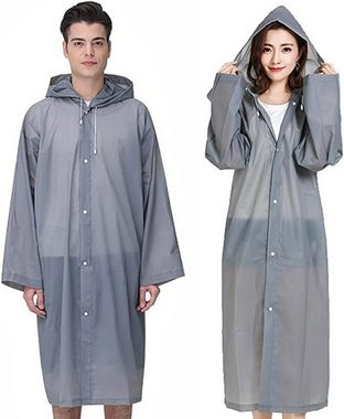 FIDDY Regenmantel Verdickte Universal-Regenmanteljacke für Damen für Erwachsene