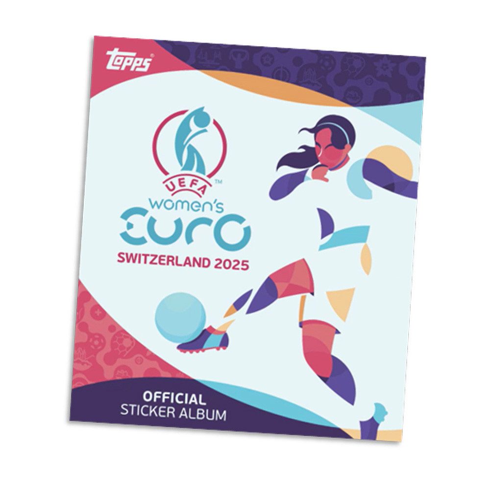 Topps Bücher-Adventskalender UEFA Women's EURO 2025 Switzerland - Sammelsticker - 1 Album