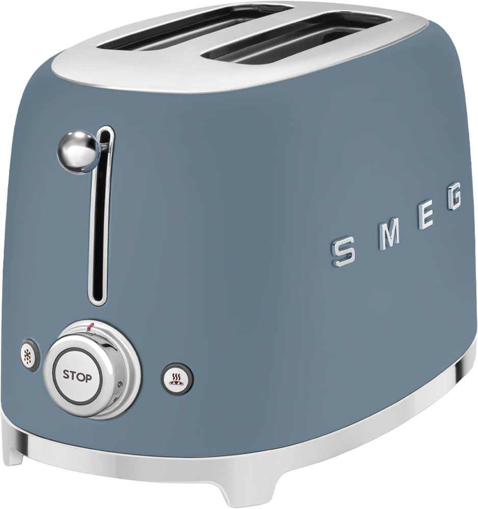 Smeg Toaster TSF01SBMEU, 2 Schlitze, für 2 XXL-Toastscheiben, 950 W