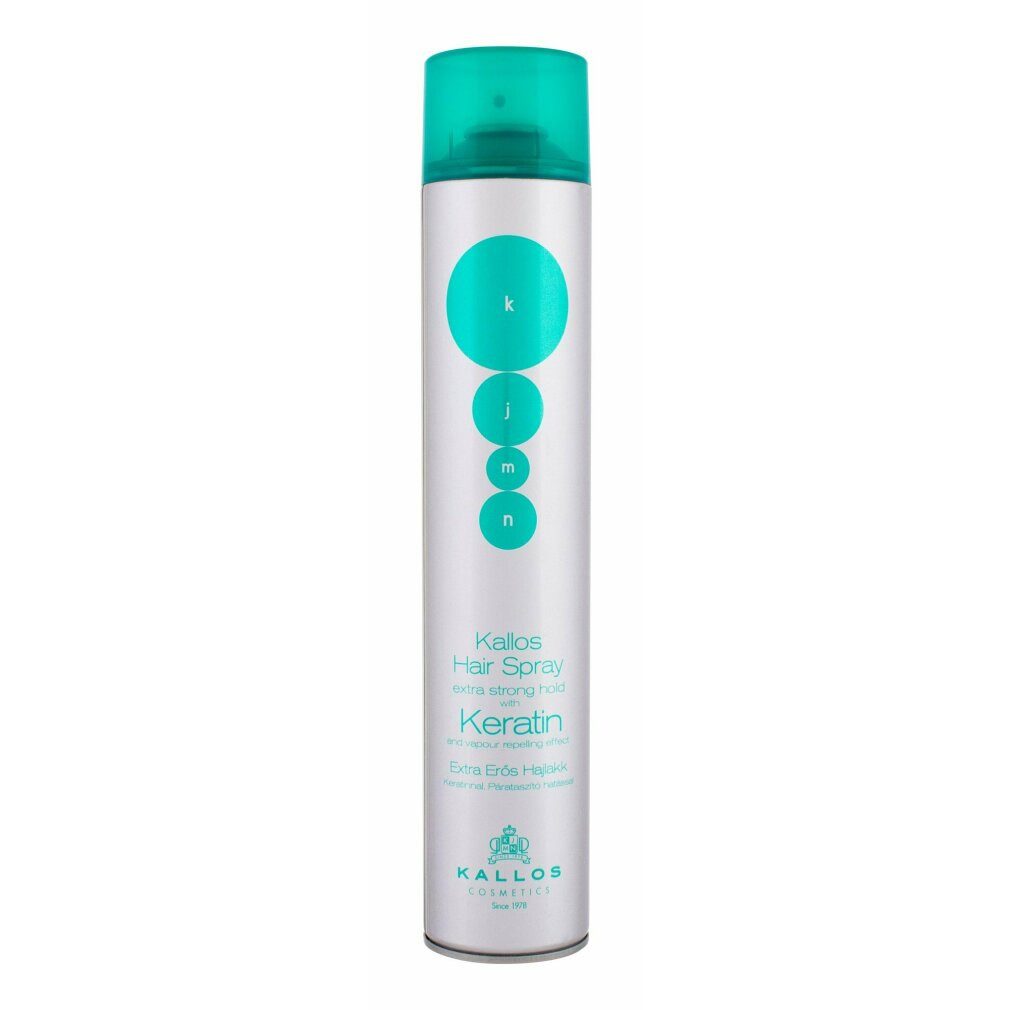 Haarspray Kallos Hair Spray Extra Strong Hold With Keratin 750 ml