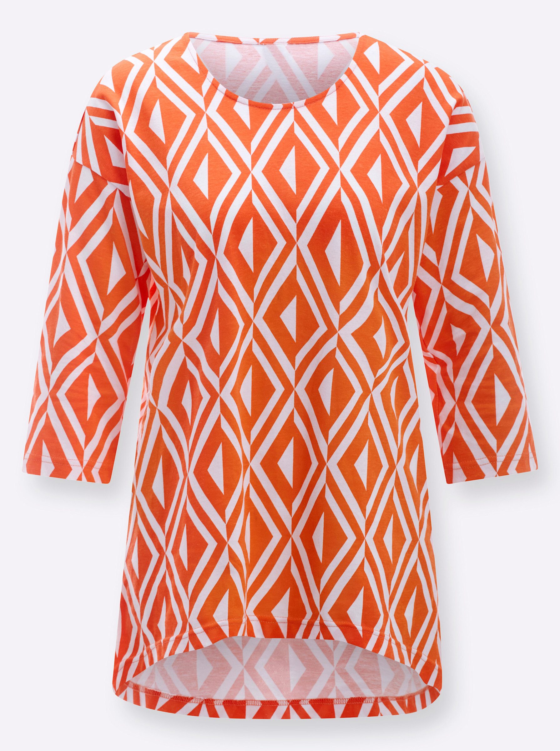 T-Shirt Longshirt 3/4-Arm