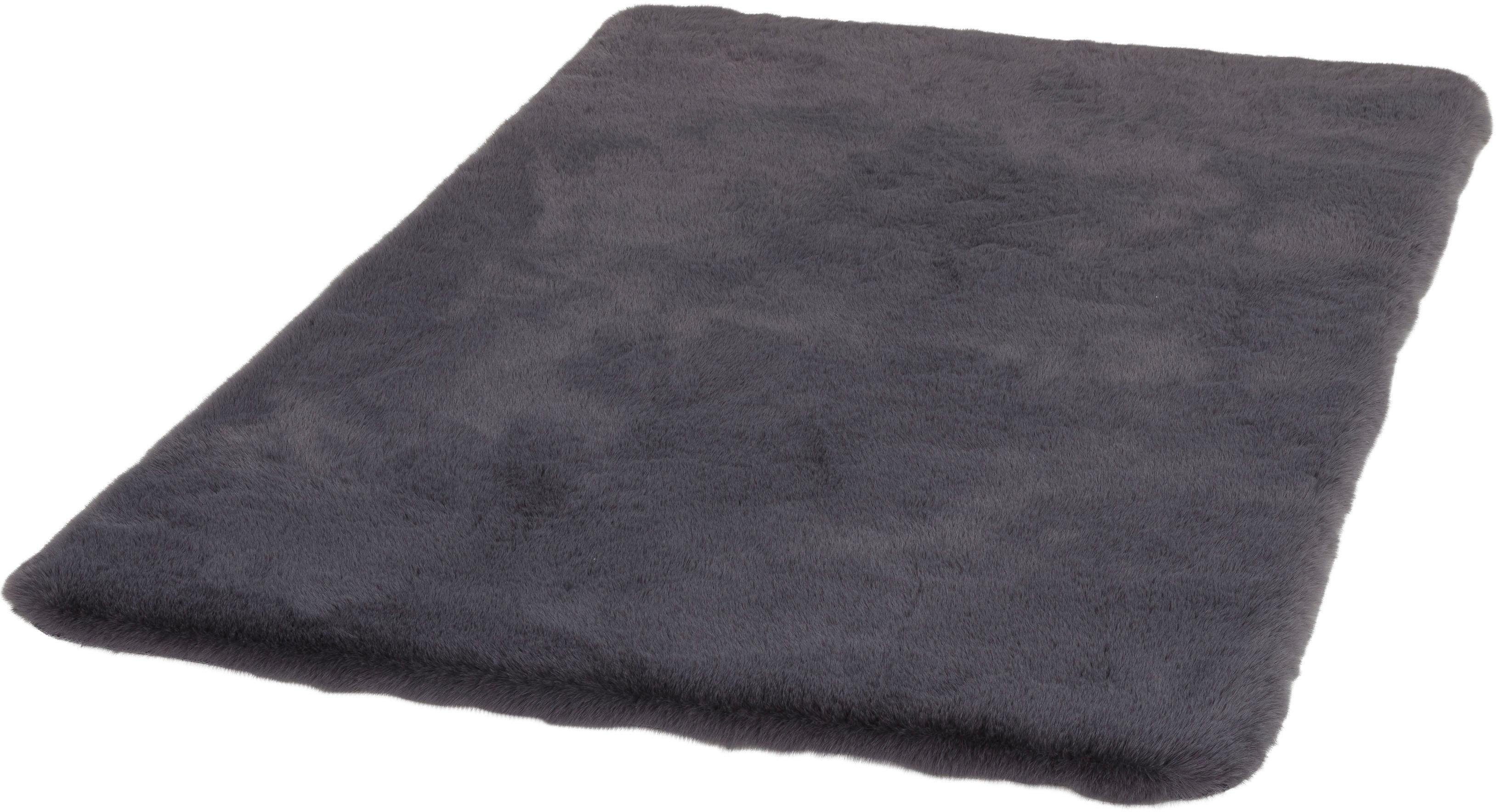 SCHÖNER WOHNEN-Kollektion Badematte Bali, Höhe 29 mm, rutschhemmend beschichtet, fußbodenheizungsgeeignet, Polyester, rechteckig, Fell Haptik, kuschelig, Badezimmerteppich, waschbar