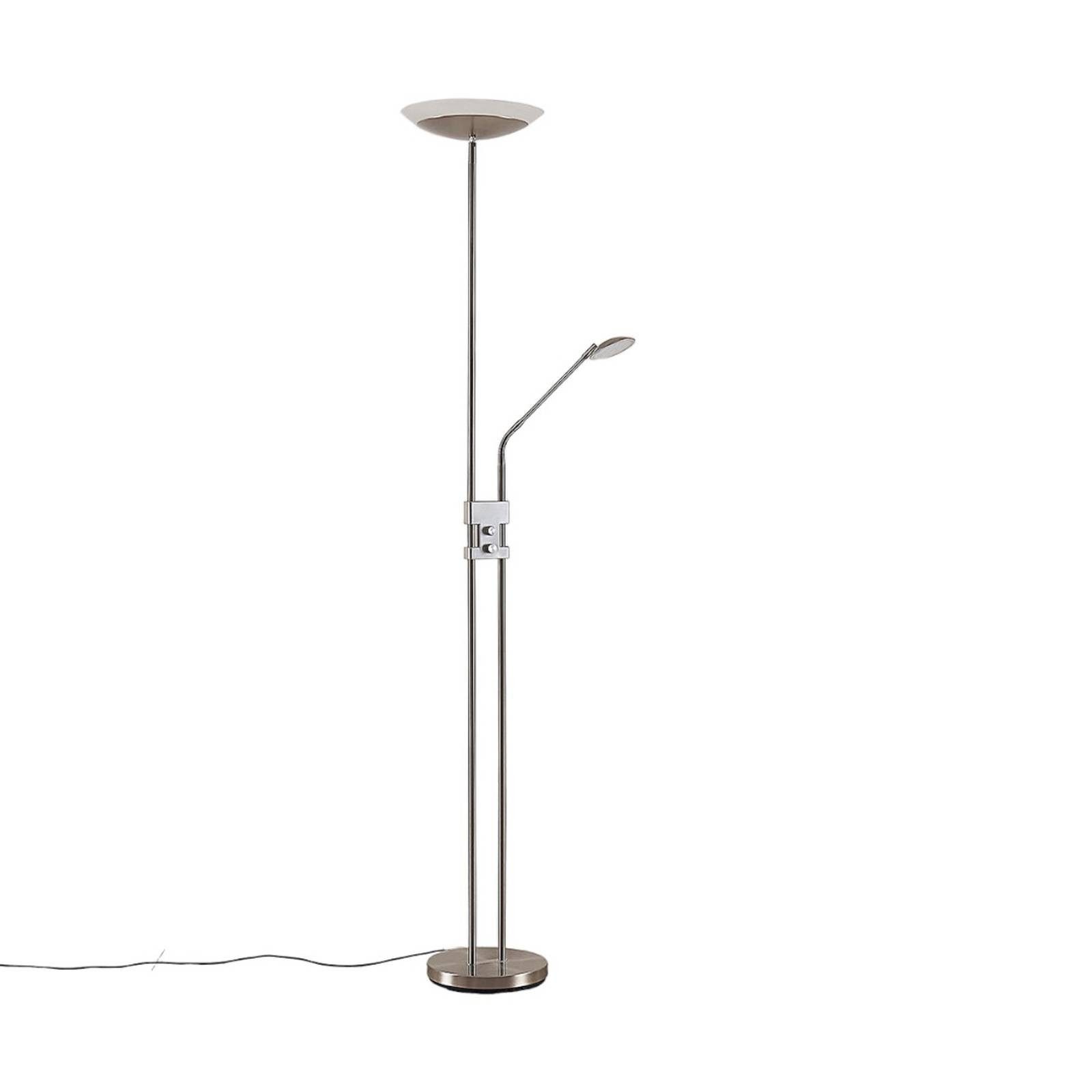 Lindby Stehlampe Jonne, Enthalten, 15,5 W LED + 3,3 W LED, warmweiß