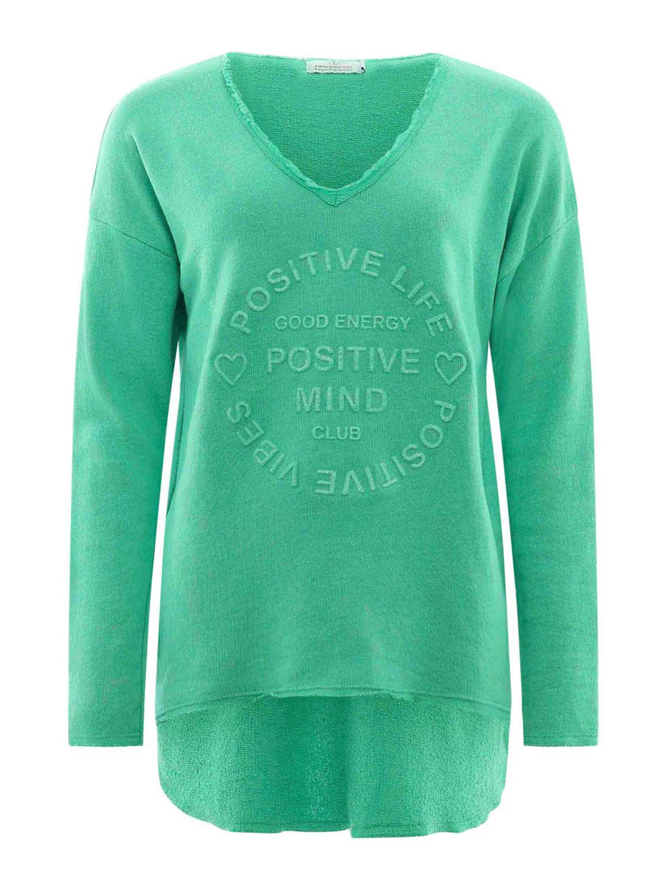 Zwillingsherz Sweatshirt Positive Mind (1-tlg) Plain/ohne günstig online kaufen
