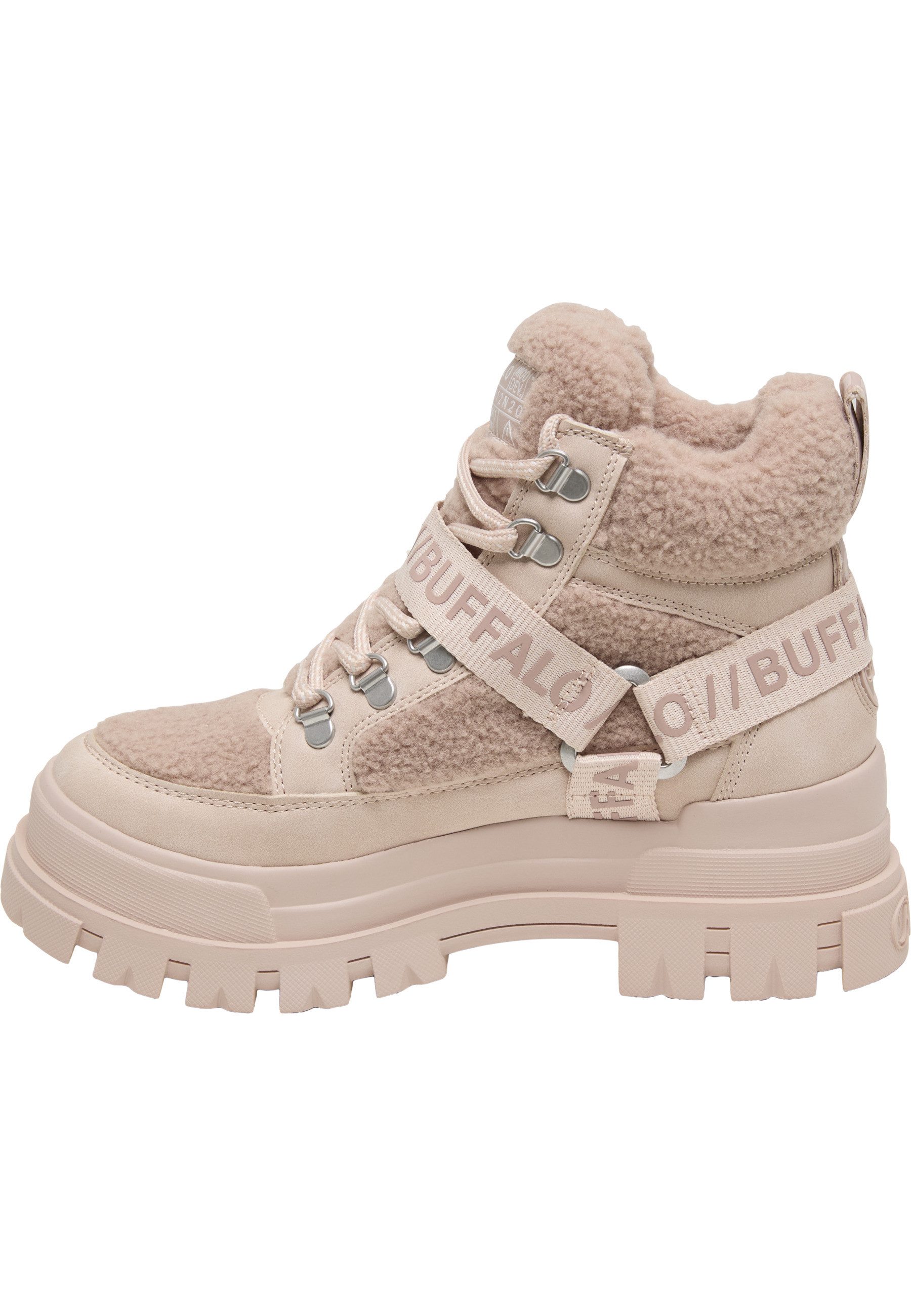 Buffalo Buffalo ASPHA COM MID WARM - VEGAN NAPPA/FUR Stiefel