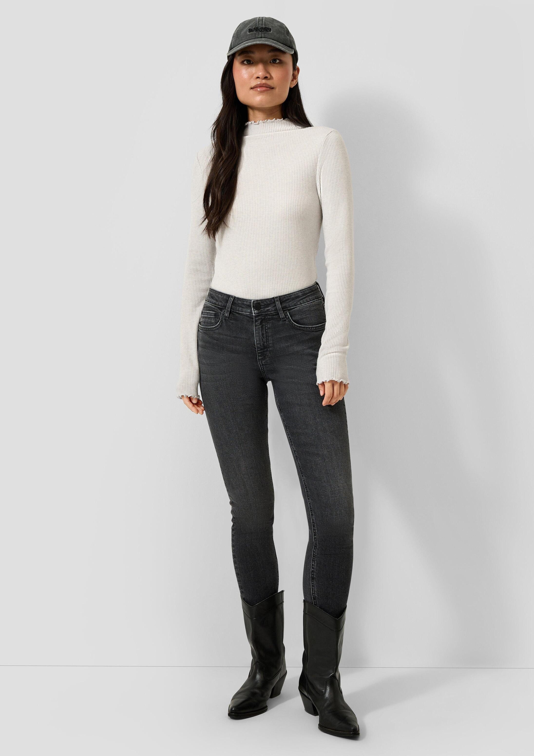 QS Skinny-fit-Jeans Jeans-Hose SADIE Jeans Skinny / Mid Rise / Skinny Fit