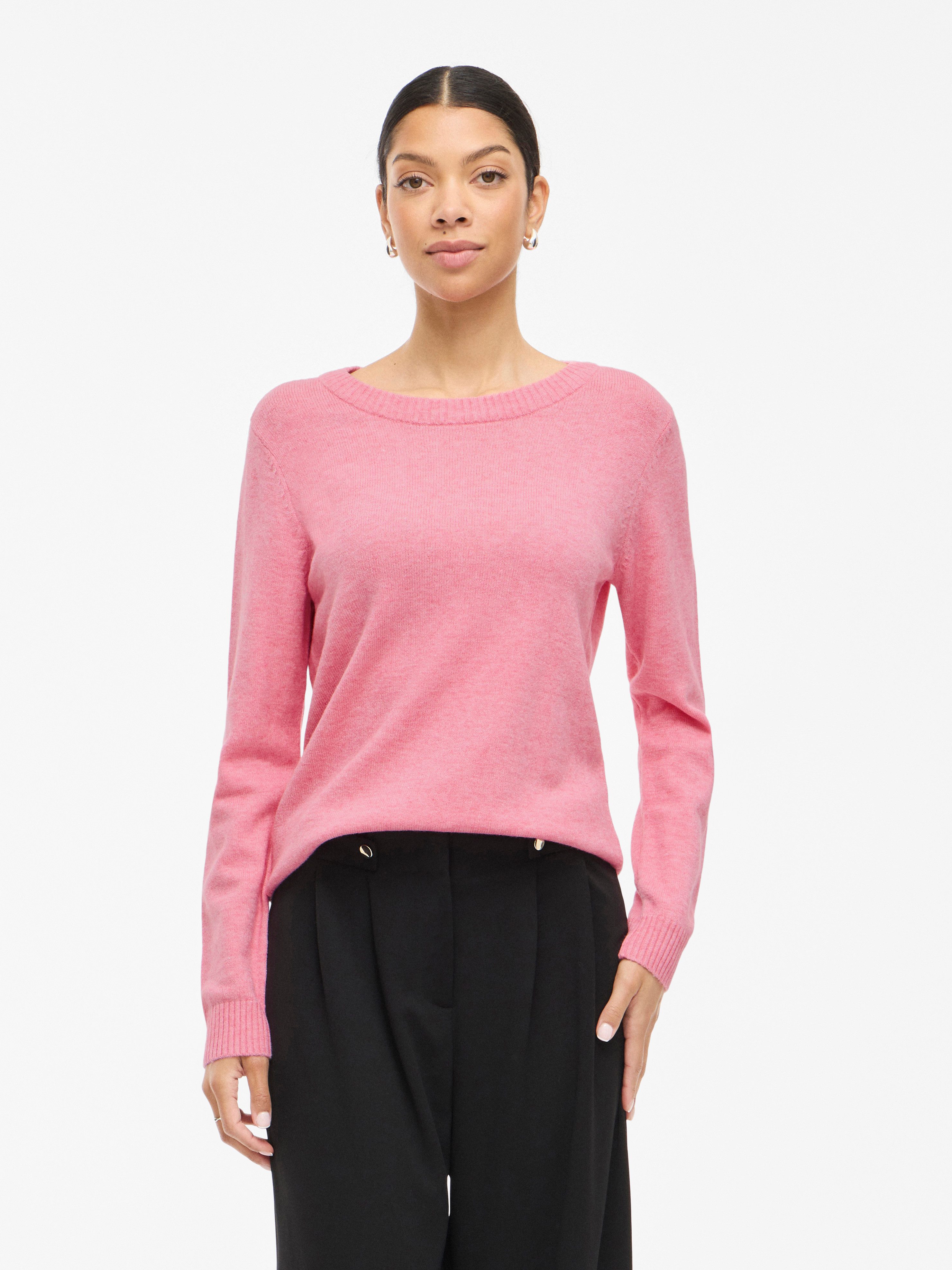 Vila Rundhalspullover VIRIL O-NECK L/S KNIT günstig online kaufen