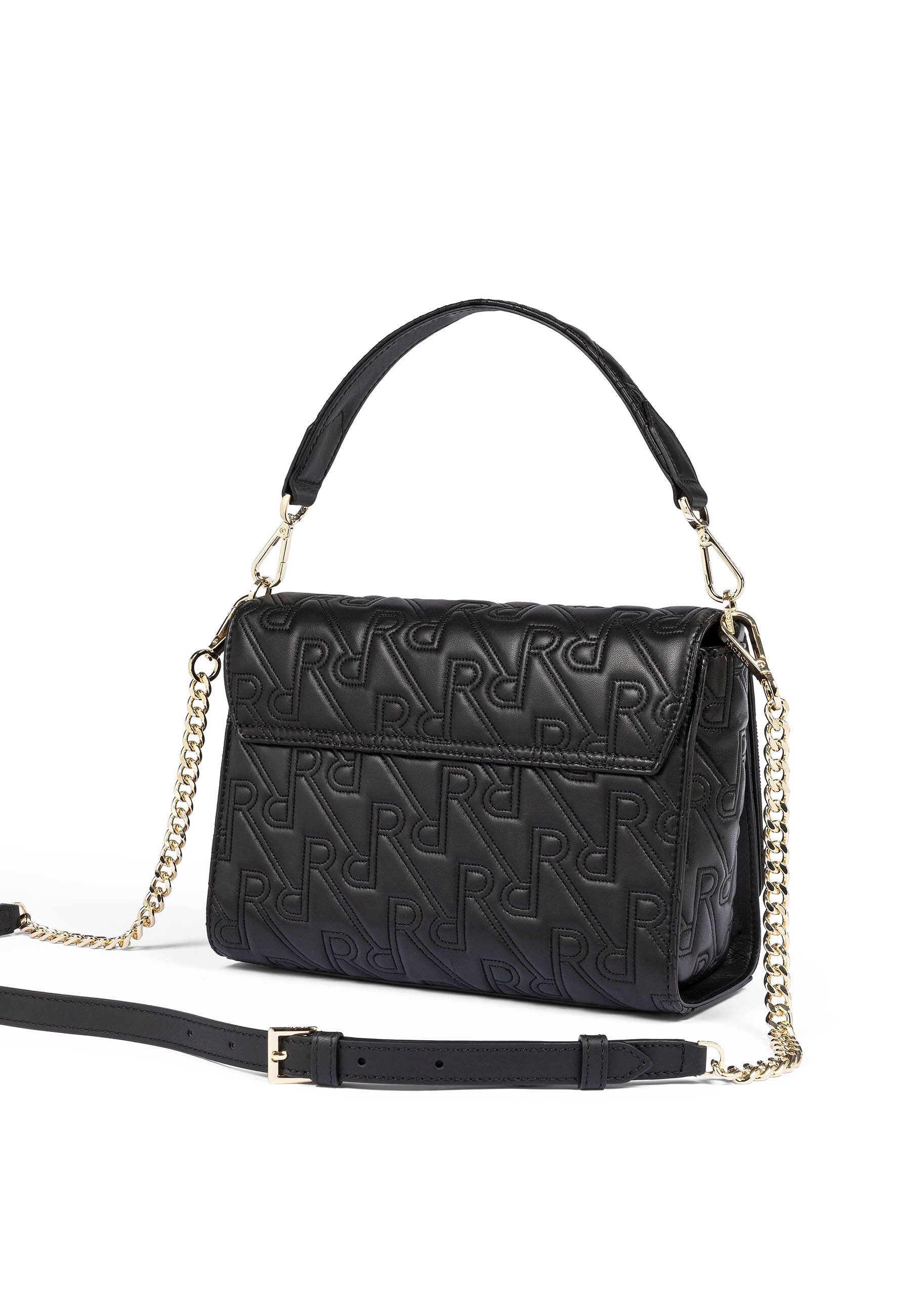 Roeckl Handtasche EMILIA QUILTED, Umhängetasche mit Logo Aufdruck