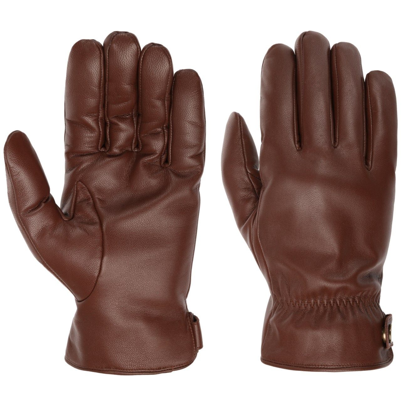 Stetson Lederhandschuhe (1-St) Lederhandschuhe mit Futter