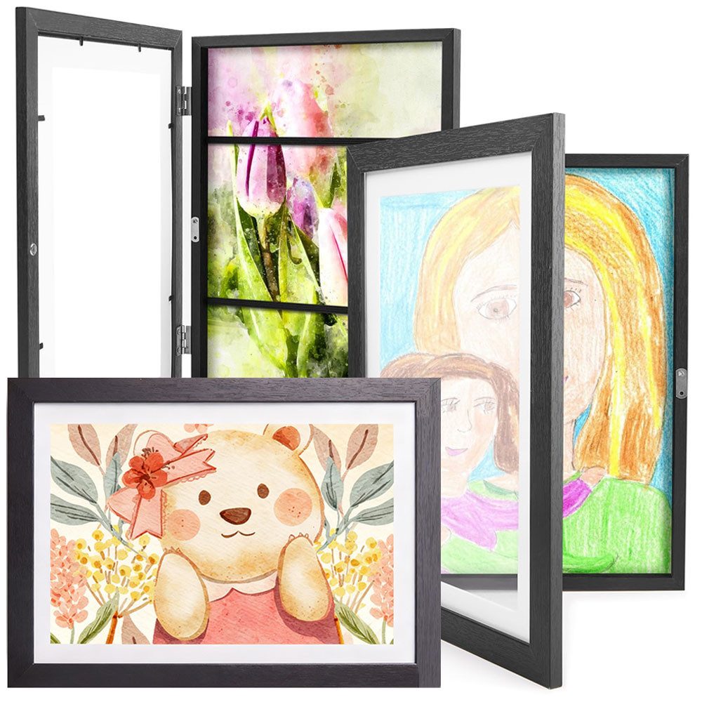 SURFOU Bilderrahmen Bilderrahmen Holz – Klappbarer Foto- & Kunstwerke Aufbe günstig online kaufen
