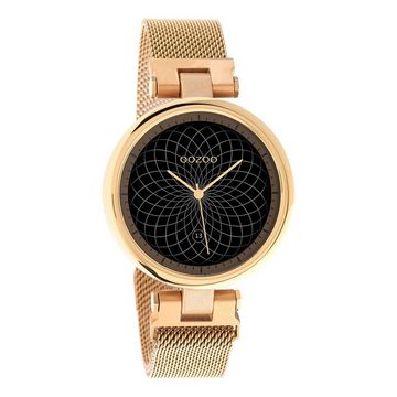 OOZOO Quarzuhr Smartwatch Q00410 Armbanduhr Rose Milanaiseband 39 mm