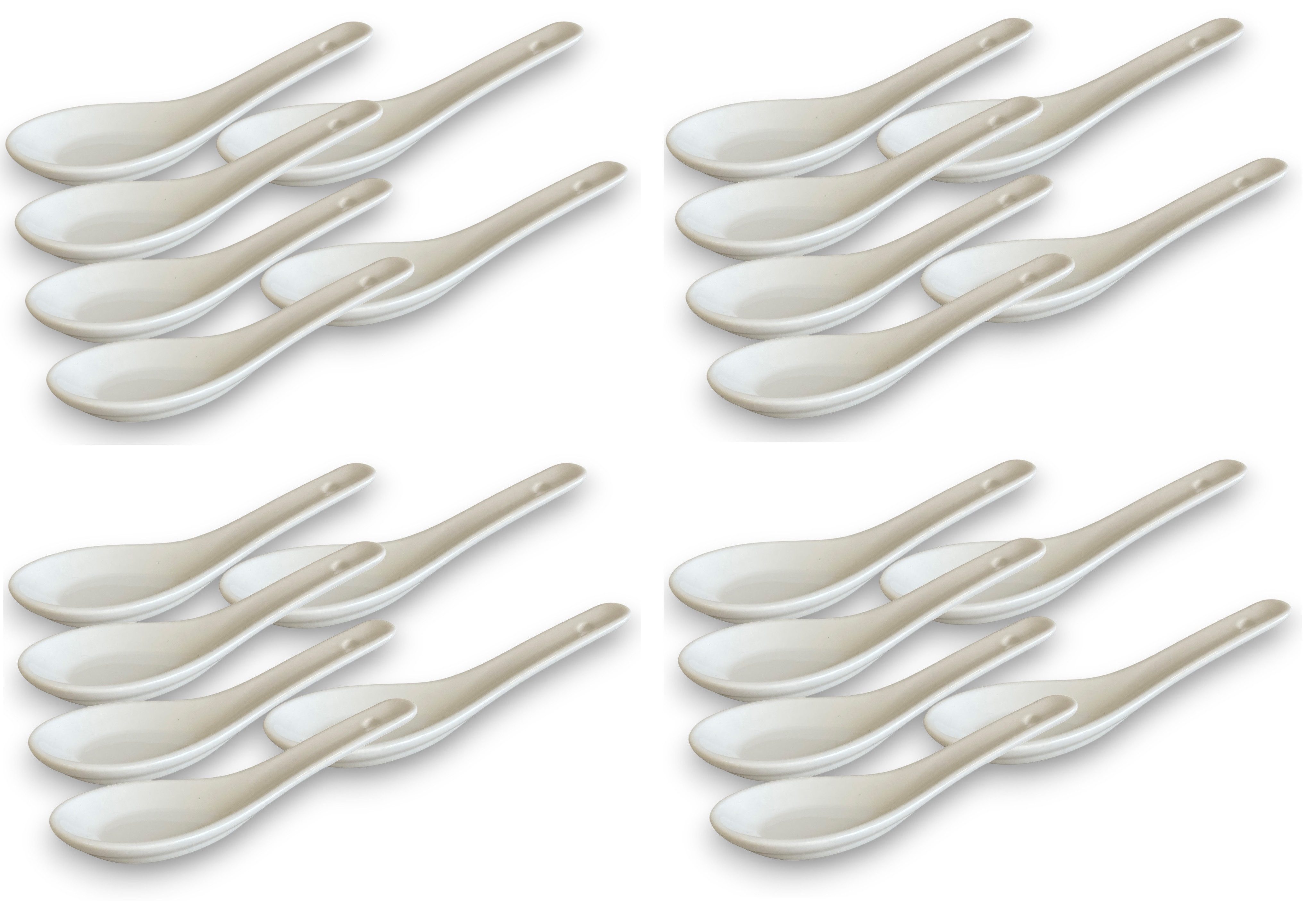 24er Set Löffel weiß