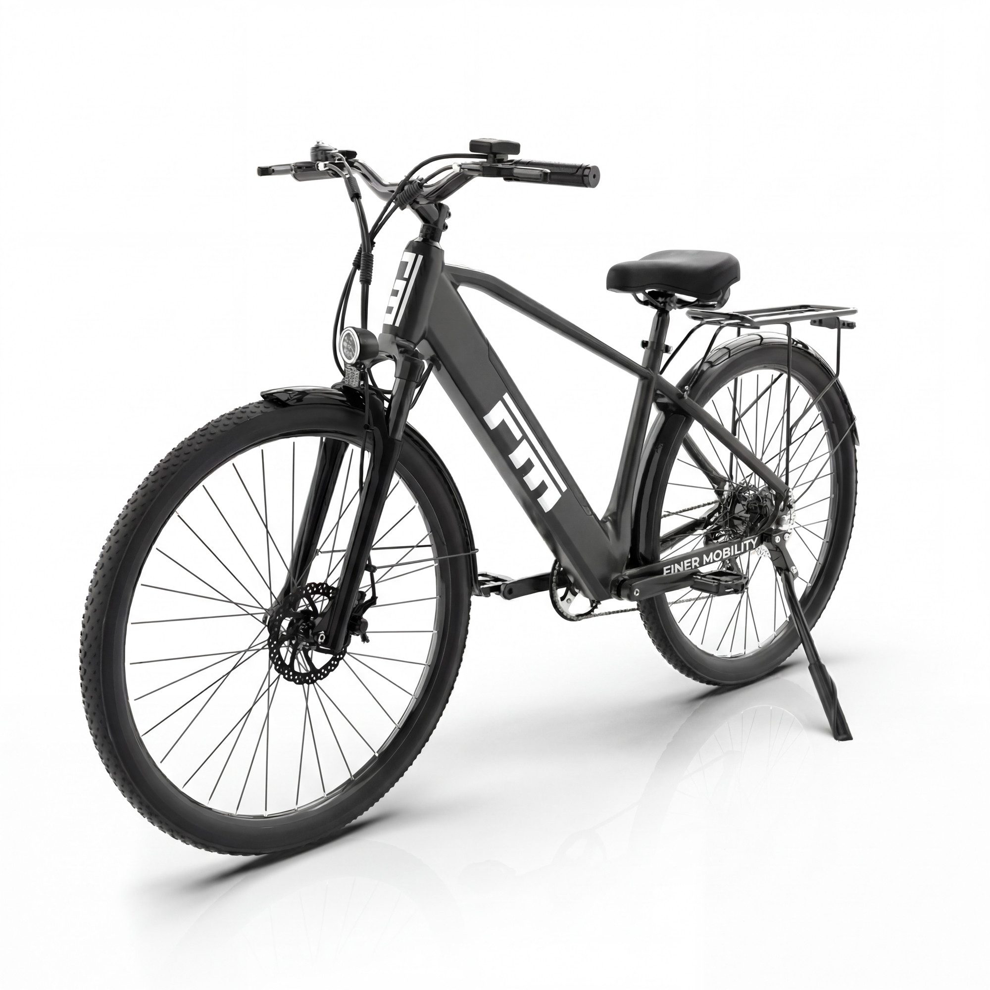 PIXAR E-Bike Cityrad M1 E-Bike 250W Motor 36V 13Ah Akku bis 120km 27,5" Pannensicher Reifen, 7 Gang, Heckmotor, 468 Wh