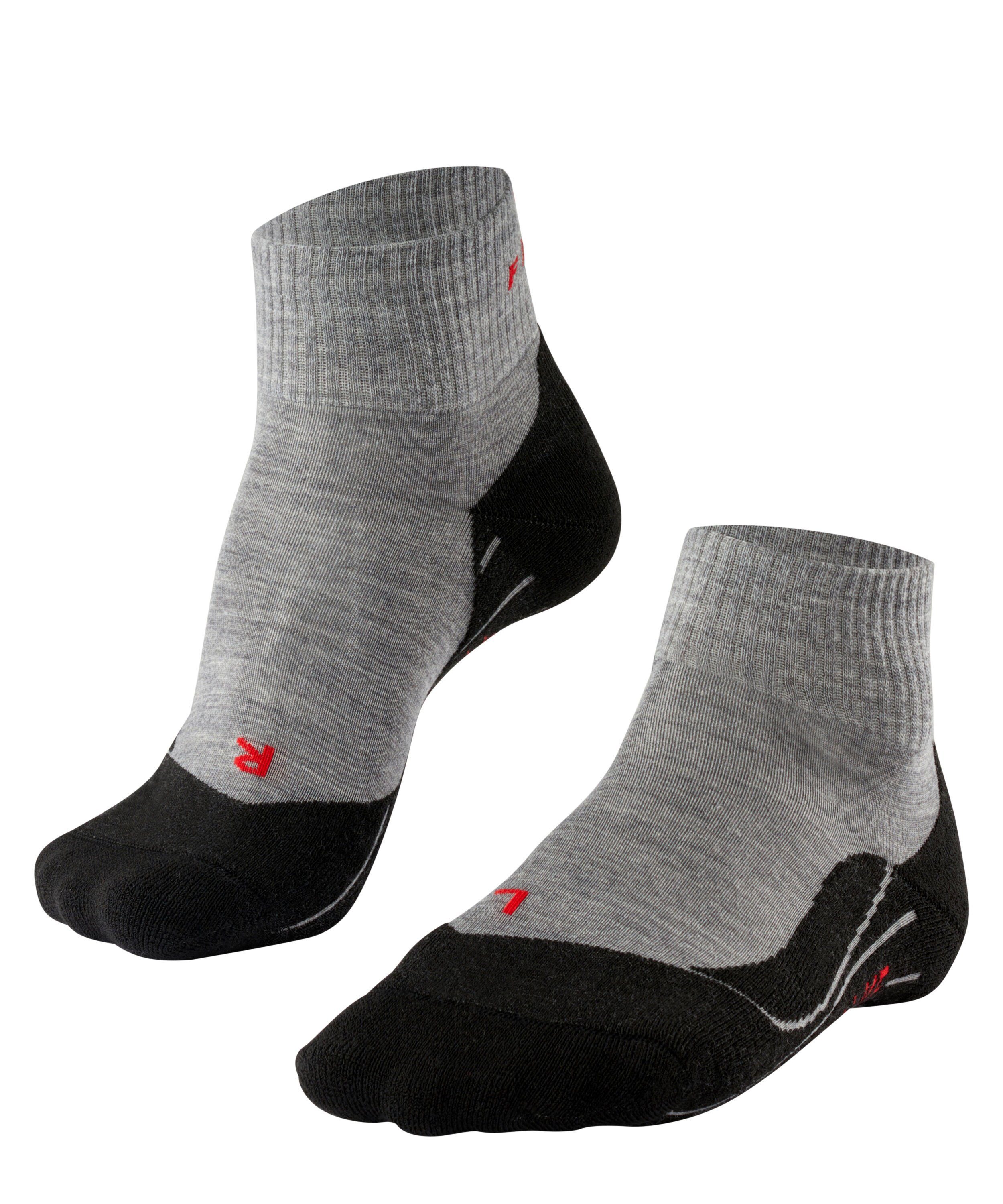 FALKE Wandersocken TK5 Wander Short (1-Paar) Leicht und bequem für Freizeitwanderungen light grey (3403)